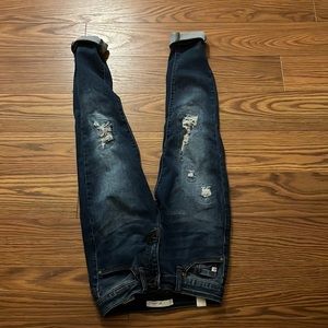 dark blue kancan jeans [ripped] 75% cotton 22%polyester 3% spandex